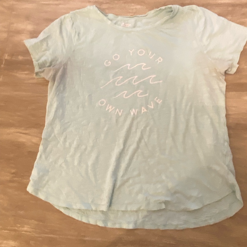 Lightweight teal T-shirt